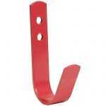 General Purpose 10cm x 2cm Tack Room Hook Red No. 541